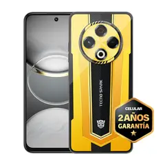 TECNO MOBILE - Celular TECNO|SPARK 30 256GB | 8GB RAM | cámara posterior 64MP |cámara frontal 13MP| pantalla 6,78 pulgadas |Con cargador + Case | Color Amarillo