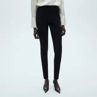 MANGO - Leggings Leggins Mujer Tiro alto