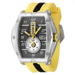 INVICTA - Reloj Hombre Racing. Reloj Silicona Amarillo