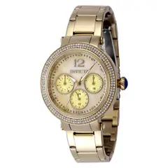 INVICTA - Reloj Mujer Bolt Reloj Acero inoxidable Dorado