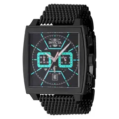 INVICTA - Reloj Hombre S1 Rally Reloj Acero inoxidable Negro