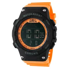 INVICTA - Reloj Hombre Racing Reloj Poliuretano Naranja