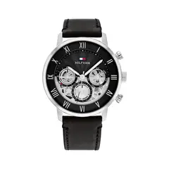TOMMY HILFIGER - Reloj hombre 1710565 Reloj cuero Negro