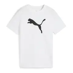 PUMA - Camiseta Niño con Logo Manga corta Algodón