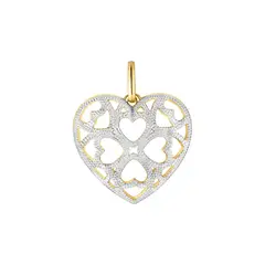 TOUS - Dije corazón de nácar con baño de oro 18 kt sobre plata Medallions