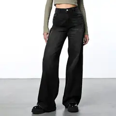 DENIMLAB - Jean Wide leg Mujer Tiro alto