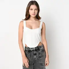 SYBILLA - Corset Mujer Algodón