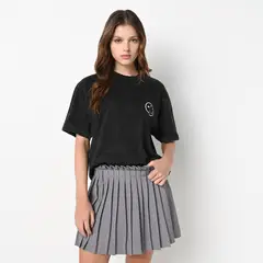 SYBILLA - Falda short Tiro alto