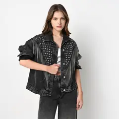 SYBILLA - Chaqueta Mujer de Algodón
