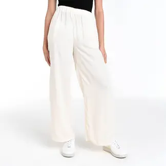 UNIVERSITY CLUB - Pantalón Wide leg Mujer Tiro alto
