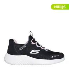 SKECHERS - Tenis moda Slip Ins Bounder Simple Cute Niña