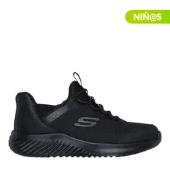 SKECHERS - Tenis moda Bounder Brisk Burst Niño
