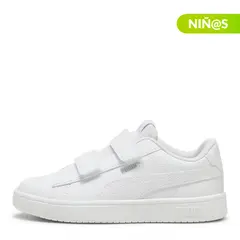 PUMA - Tenis moda Rickie Classic V Niño con Velcro