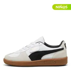 PUMA - Tenis moda Palermo Lth Jr Niño