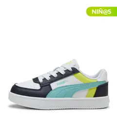 PUMA - Tenis moda Caven 2.0 Block Niño