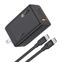1 HORA - Turbo Cargador 65w Puertos USB - tipo C X2