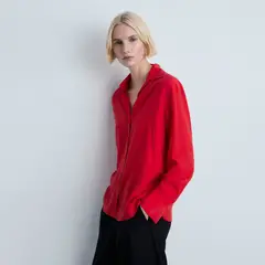 MANGO - Camisa Mujer Manga larga