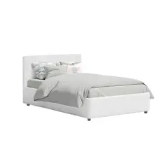 EKONOMODO - Colchón con Base Cama Sencillo Firmeza Media Ortopédico con Pillow Resortado Infantil 100 x 190 cm - 0% Interés a 3 Cuotas Pagando con tu CMR Banco Falabella