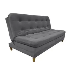 EKONOMODO - Sofá Cama en Tela 3 Puestos Yezz 170 x 90 x 84 cm