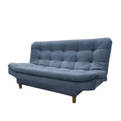 EKONOMODO - Sofá Cama en Tela 3 Puestos Zou 170 x 90 x 84 cm