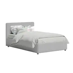 EKONOMODO - Colchón con Base Cama Semidoble Firmeza Media Ortopédico con Pillow Resortado Infantil 120 x 190 cm