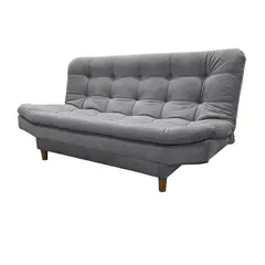 EKONOMODO - Sofá Cama en Tela 3 Puestos Zou 170 x 90 x 84 cm