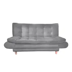 EKONOMODO - Sofá Cama en Tela 3 Puestos Kloe 180 x 90 x 84 cm