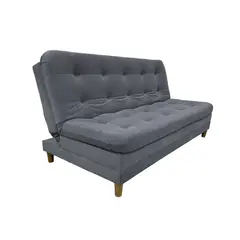 EKONOMODO - Sofá Cama en Tela 3 Puestos Yezz 180 x 90 x 84 cm