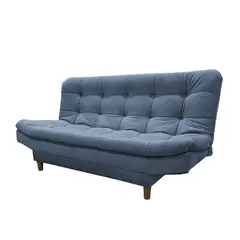 EKONOMODO - Sofá Cama en Tela 3 Puestos Zou 180 x 90 x 84 cm