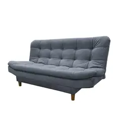 EKONOMODO - Sofá Cama en Tela 3 Puestos Zou 180 x 90 x 84 cm