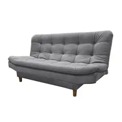 EKONOMODO - Sofá Cama en Tela 3 Puestos Zou 180 x 90 x 84 cm