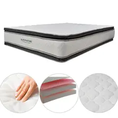 EKONOMODO - Colchón Queen Intermedio con Resortes ELITE NATURE 160 x 190 cm Colombia - 0% Interés a 3 Cuotas Pagando con tu CMR Banco Falabella