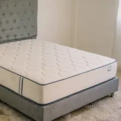 AZAME - Colchón Doble Firmeza Media Ortopédico Resortado Classic 140x190 cm Tela Anti-Flama Colchones - Precio de Lanzamiento - 0% Interés a 3 Cuotas Pagando con tu CMR Banco Falabella