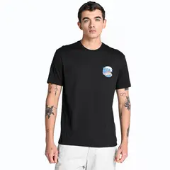 BEARCLIFF - Camiseta Hombre Manga corta con Logo de Algodón