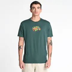 BEARCLIFF - Camiseta Hombre Manga corta con Logo de Algodón