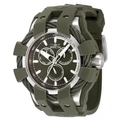 INVICTA - Reloj Hombre Bolt . Reloj Silicona Verde