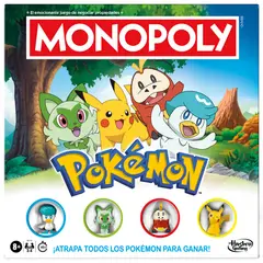 HASBRO - Juego de Mesa Monopoly Edición Pokémon