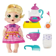 BABY ALIVE - Muñeca Fiesta de té burbujeante LaLa GooGoo