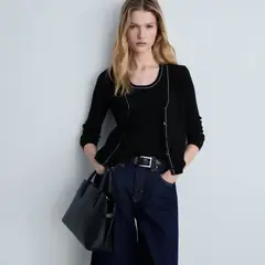 MANGO - Cardigan Mujer Tejido