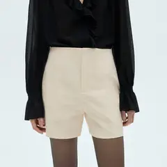 MANGO - Short Mujer Tiro alto