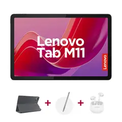 LENOVO - Tablet M11 128GB | Incluye Protector, Lápiz y Aud | Pantalla 11 pulgadas | 8GB RAM | Camara Posterior 8MP | Camara Frontal 8MP 11 pulgadas 128 GB
