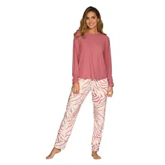 undefined - Conjunto de pijama con pantalón Mujer Largo Manga larga PARISIEN