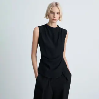 MANGO - Blusa Mujer Sin mangas
