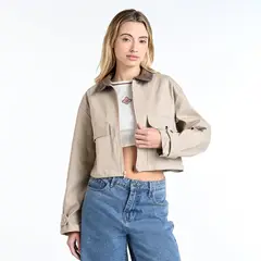 SYBILLA - Chaqueta Mujer Wide leg de Algodón