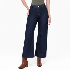 BASEMENT - Jean Culotte Mujer Tiro alto