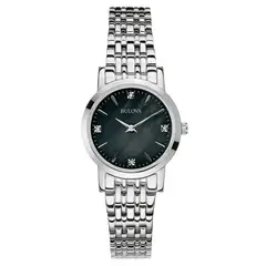 BULOVA - Relojes Mujer MISC CLASSIC. Relojes Acero Inoxidable Plateado 96P148