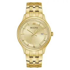 BULOVA - Relojes Hombre MISC CLASSIC. Relojes Acero Inoxidable Dorado 97B202