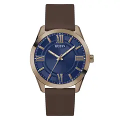 GUESS - Relojes Hombre ELLIOT. Relojes Silicona Marrón GW0894G3