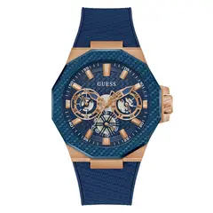 GUESS - Relojes Hombre INDY. Relojes Silicona Azul GW0853G3