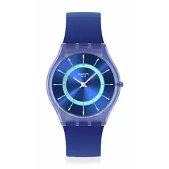SWATCH - Relojes Unisex JAMMY GRAPE DREAM. Relojes Silicona Azul SS08I100